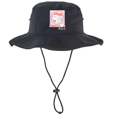 Japanese Vaporwave Strawberry Milk Box Bucket Hat