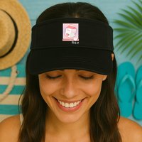 Japanese Vaporwave Strawberry Milk Box Visor