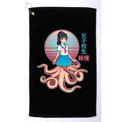 Japanese Yokai Monster Octopus School Girl Platinum Collection Golf Towel