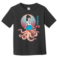 Japanese Yokai Monster Octopus School Girl Toddler T-Shirt