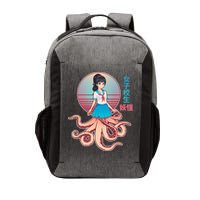 Japanese Yokai Monster Octopus School Girl Vector Backpack