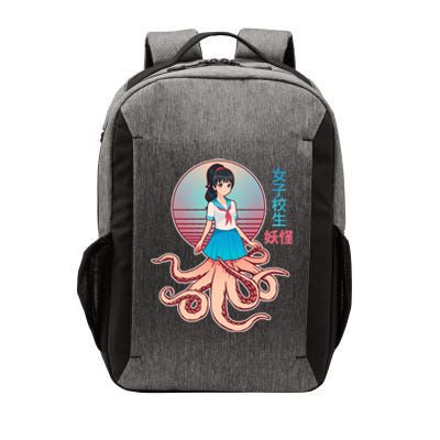 Japanese Yokai Monster Octopus School Girl Vector Backpack