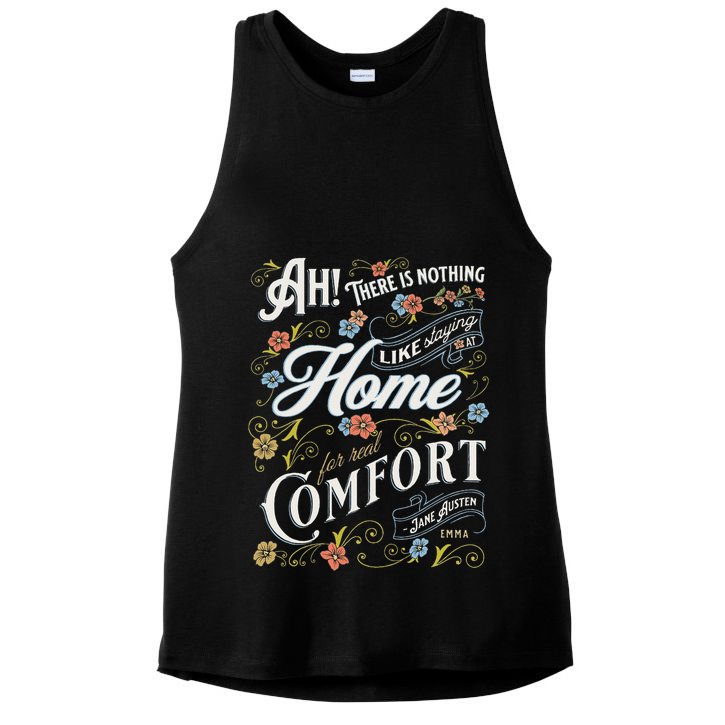 Jane Austen Quote Emma Ladies PosiCharge Tri-Blend Wicking Tank