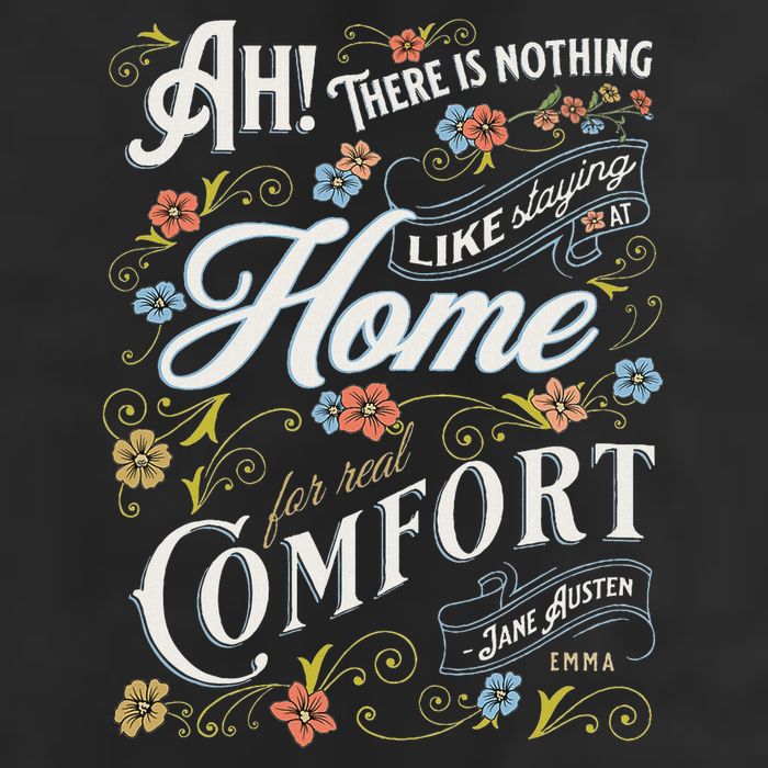 Jane Austen Quote Emma 25L Jumbo Tote