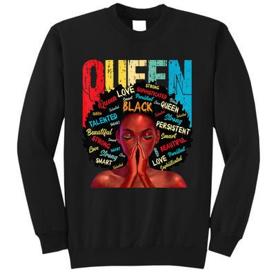 Juneteenth African Queen  Educated Black Sweatshirt