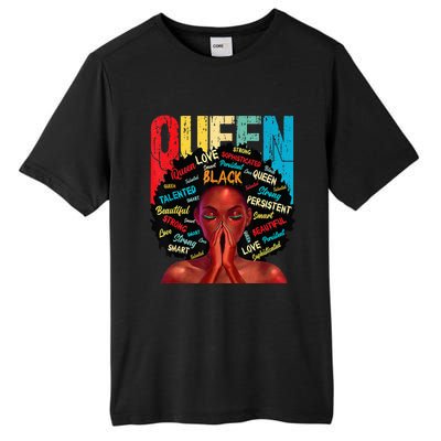 Juneteenth African Queen  Educated Black Tall Fusion ChromaSoft Performance T-Shirt