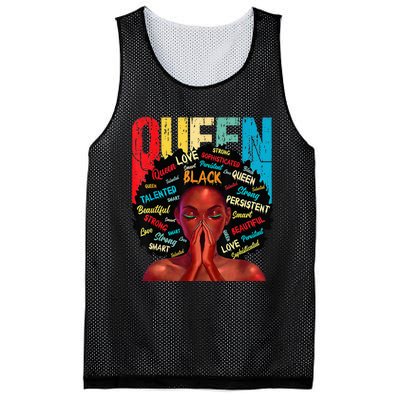 Juneteenth African Queen  Educated Black Mesh Reversible Basketball Jersey Tank