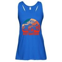 Just Awesome Retro Vintage Monster Truck Gift Ladies Essential Flowy Tank