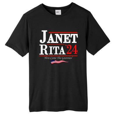 Janet And Rita 2024 Here Come The Grannies Tall Fusion ChromaSoft Performance T-Shirt