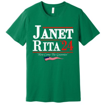 Janet And Rita 2024 Here Come The Grannies Premium T-Shirt