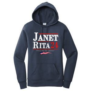 Janet And Rita 2024 Here Come The Grannies Women's Pullover Hoodie