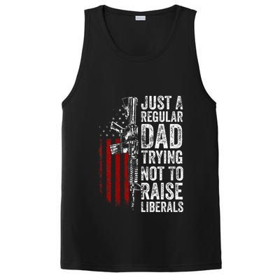 Just A Regular Dad Trying Not To Raise Liberals PosiCharge Competitor Tank