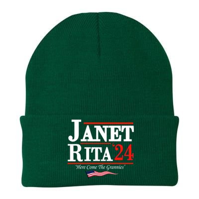 Janet And Rita 2024 Here Come The Grannies Knit Cap Winter Beanie