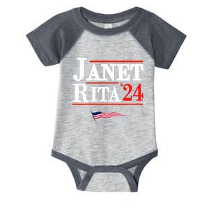 Janet And Rita 2024 Here Come The Grannies Infant Baby Jersey Bodysuit