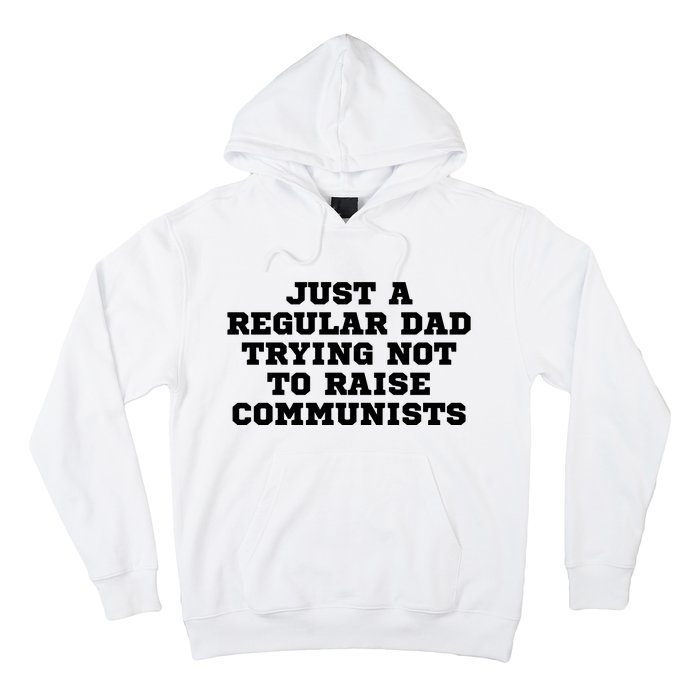 Just A Regular Dad Trying Not To Raise Communists Hoodie