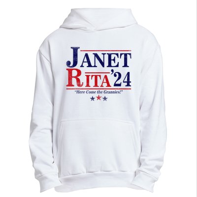 Janet And Rita 2024 Here Come The Grannies Urban Pullover Hoodie