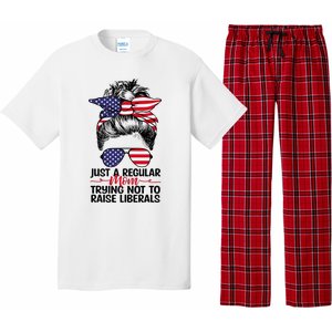 Just A Regular Mom Trying Not To Raise Liberals Pajama Set