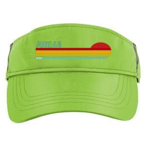 Juneau Alaska Retro Sunset Adult Drive Performance Visor