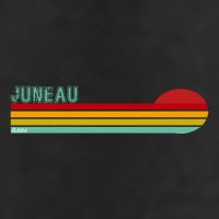 Juneau Alaska Retro Sunset Adult Drive Performance Visor