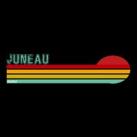 Juneau Alaska Retro Sunset 16 in Basic Backpack