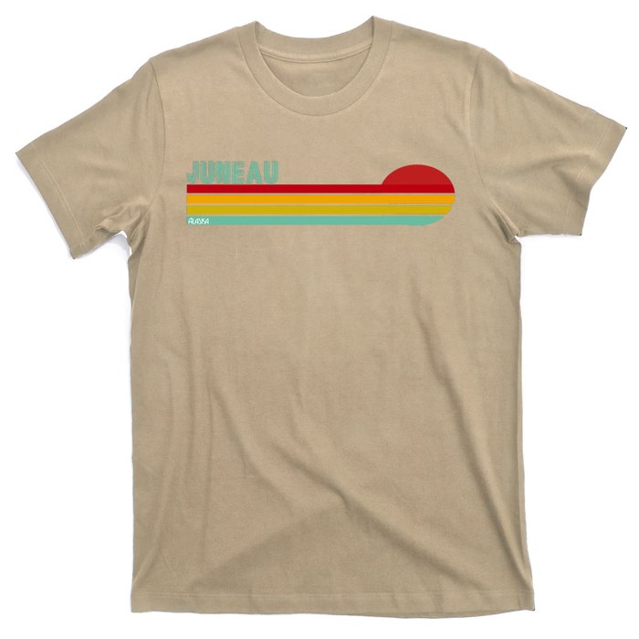 Juneau Alaska Retro Sunset T-Shirt