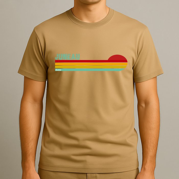 Juneau Alaska Retro Sunset T-Shirt
