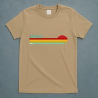 Juneau Alaska Retro Sunset T-Shirt