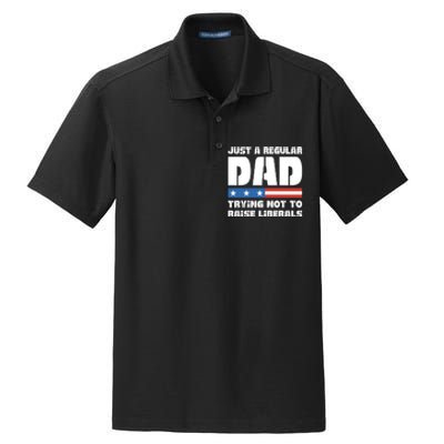 Just A Regular Dad Trying Not To Raise Liberals Dry Zone Grid Polo