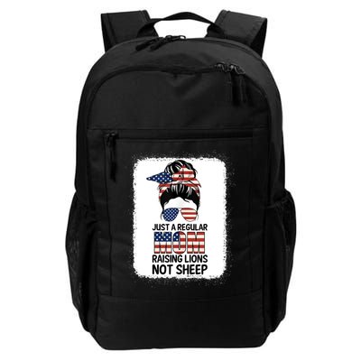 Just a Regular Mom Raising Lion For Wo Patriot Not Sheep Tank Top Backpack