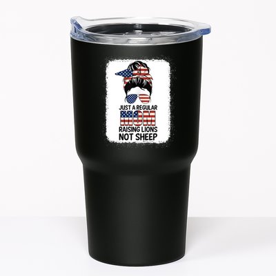 Just a Regular Mom Raising Lion For Wo Patriot Not Sheep Tank Top Tumbler