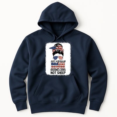 Just a Regular Mom Raising Lion For Wo Patriot Not Sheep Tank Top Hoodie