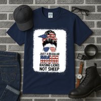 Just a Regular Mom Raising Lion For Wo Patriot Not Sheep Tank Top Tall T-Shirt