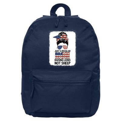 Just a Regular Mom Raising Lion For Wo Patriot Not Sheep Tank Top 16 in Basic Backpack