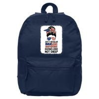 Just a Regular Mom Raising Lion For Wo Patriot Not Sheep Tank Top 16 in Basic Backpack