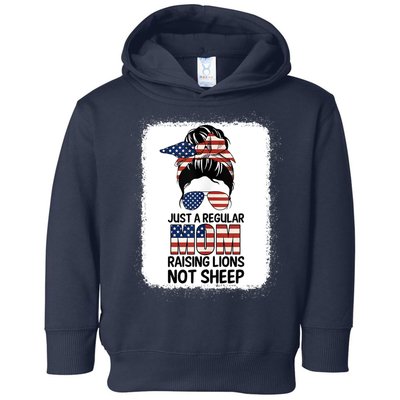 Just a Regular Mom Raising Lion For Wo Patriot Not Sheep Tank Top Toddler Hoodie
