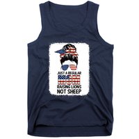 Just a Regular Mom Raising Lion For Wo Patriot Not Sheep Tank Top Tank Top