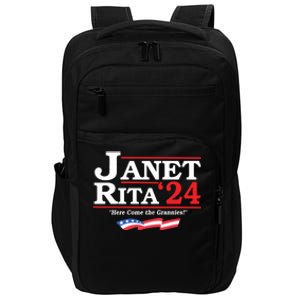 Janet And Rita For President 2024 Here Come The Grannies Impact Tech Backpack