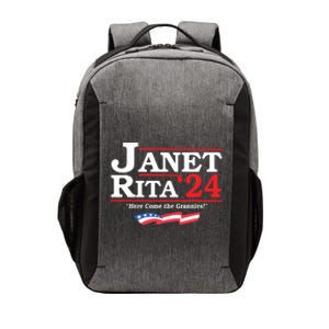 Janet And Rita For President 2024 Here Come The Grannies Vector Backpack