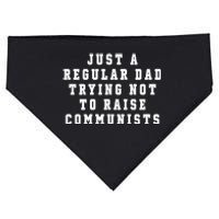 Just A Regular Dad Trying Not To Raise Communists USA-Made Doggie Bandana