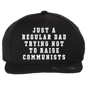 Just A Regular Dad Trying Not To Raise Communists Wool Snapback Cap