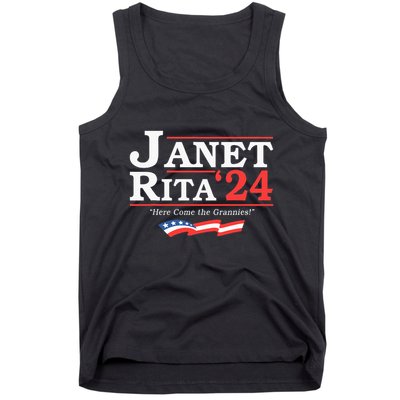 Janet And Rita 2024 Here Come The Grannies Tank Top
