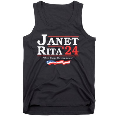 Janet And Rita 2024 Here Come The Grannies Tank Top