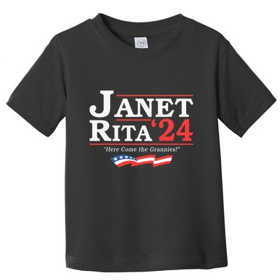Janet And Rita 2024 Here Come The Grannies Toddler T-Shirt