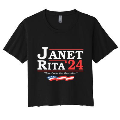 Janet And Rita 2024 Here Come The Grannies Crop Top