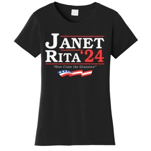 Janet And Rita 2024 Here Come The Grannies Women's T-Shirt