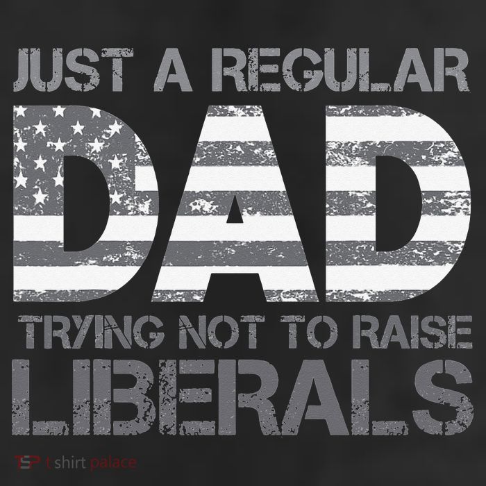 Just A Regular Dad Trying Not To Raise Liberals Father's Day Cool Comfort Performance Bucket Hat