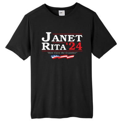 Janet And Rita For President 2024 Tall Fusion ChromaSoft Performance T-Shirt