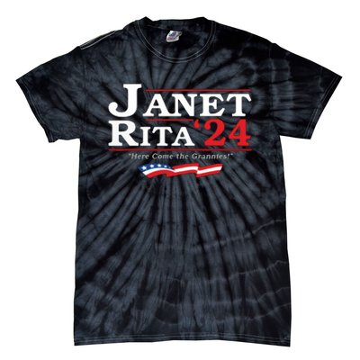 Janet And Rita For President 2024 Tie-Dye T-Shirt