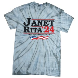 Janet And Rita For President 2024 Tie-Dye T-Shirt