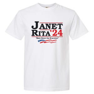 Janet And Rita For President 2024 Garment-Dyed Heavyweight T-Shirt